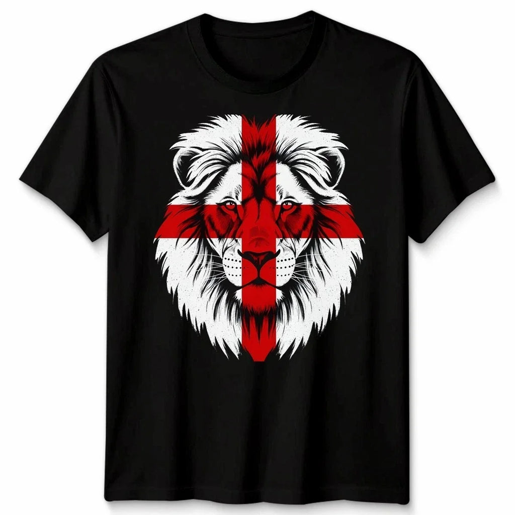 England Lion St George Cross Flag British Pride Mens - Adult & Kids T-Shirts, Sweatshirts & Hoodies apparel design preview 1