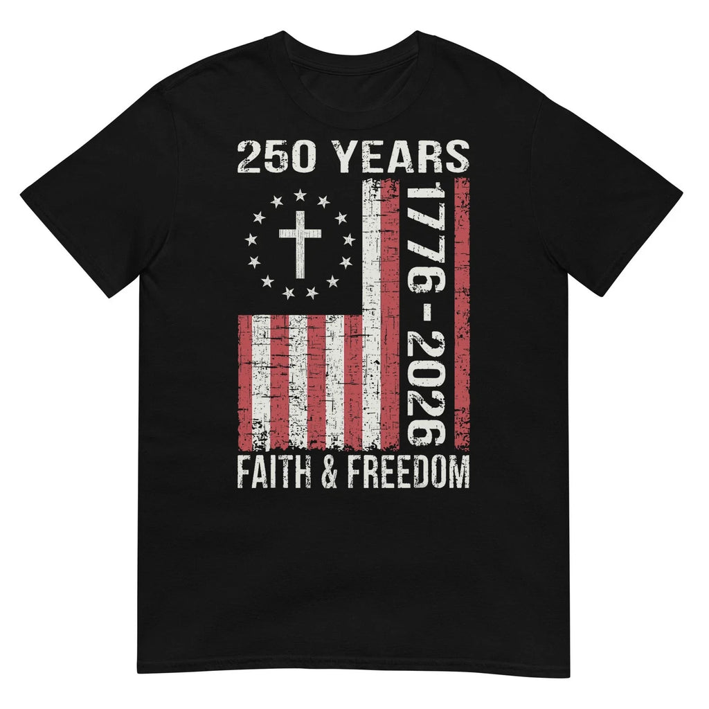 250 Years American 250th Anniversary USA US Flag 4th - Adult & Kids T-Shirts, Sweatshirts & Hoodies apparel design preview 1