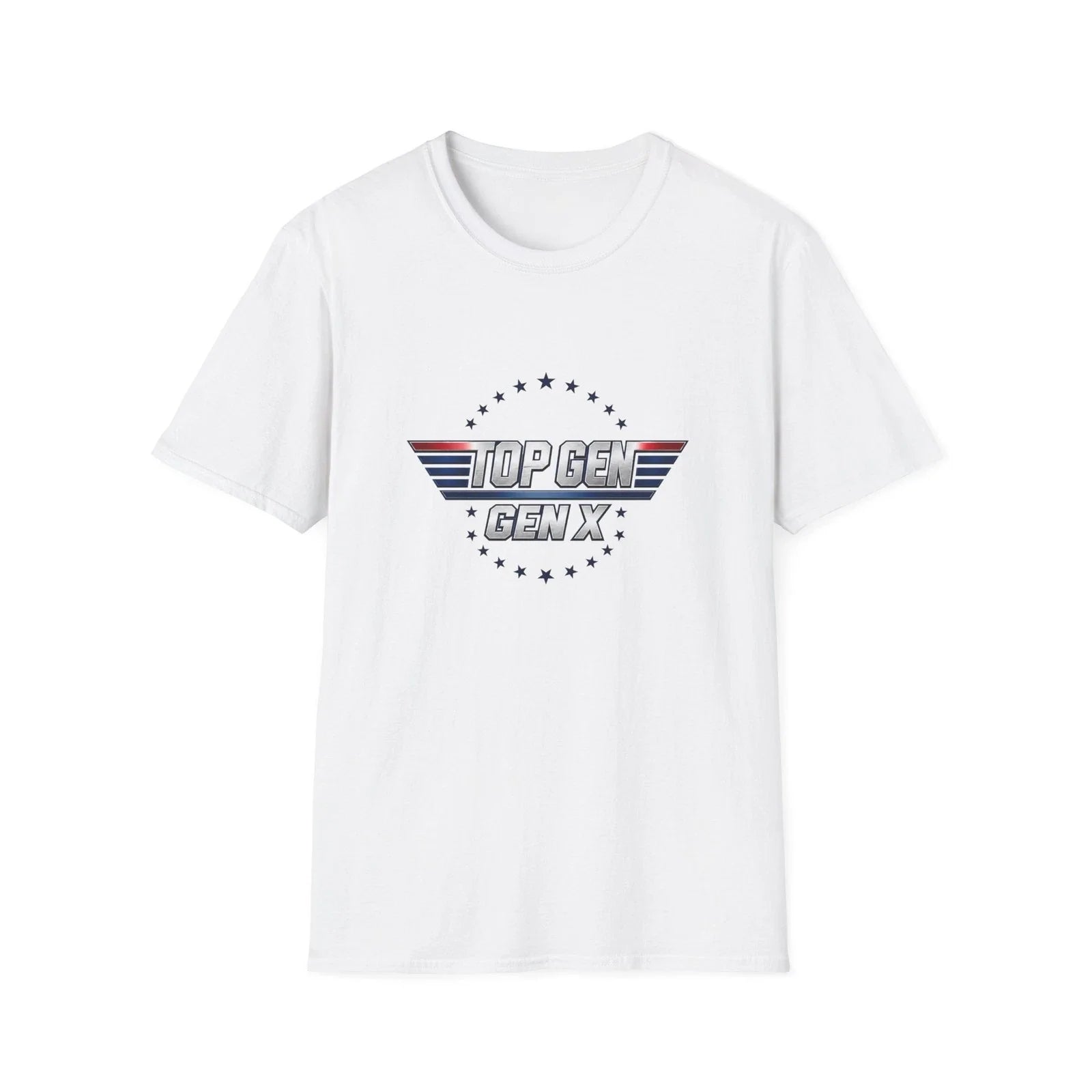 Top Gen X Retro Wings Logo, 80s Pilot Style, - Adult & Kids T-Shirts, Sweatshirts & Hoodies apparel design preview 1