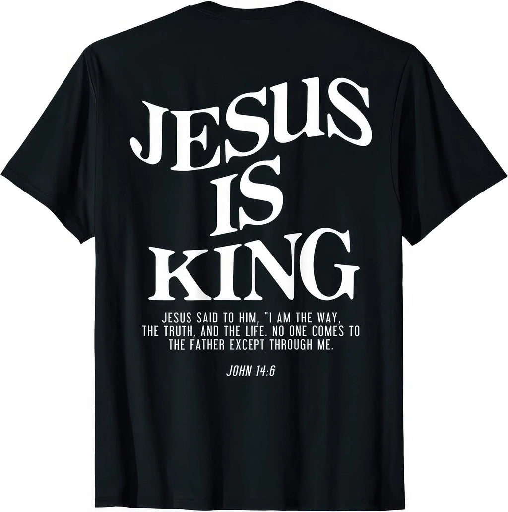 Jesus Is King John 14:6 Christian Faith Religious - Adult & Kids T-Shirts, Sweatshirts & Hoodies apparel design preview 1