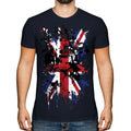 UNION JACK ABSTRACT PRINT MENS GREAT BRITAIN FLAG UK - Adult & Kids T-Shirts, Sweatshirts & Hoodies apparel design preview 1