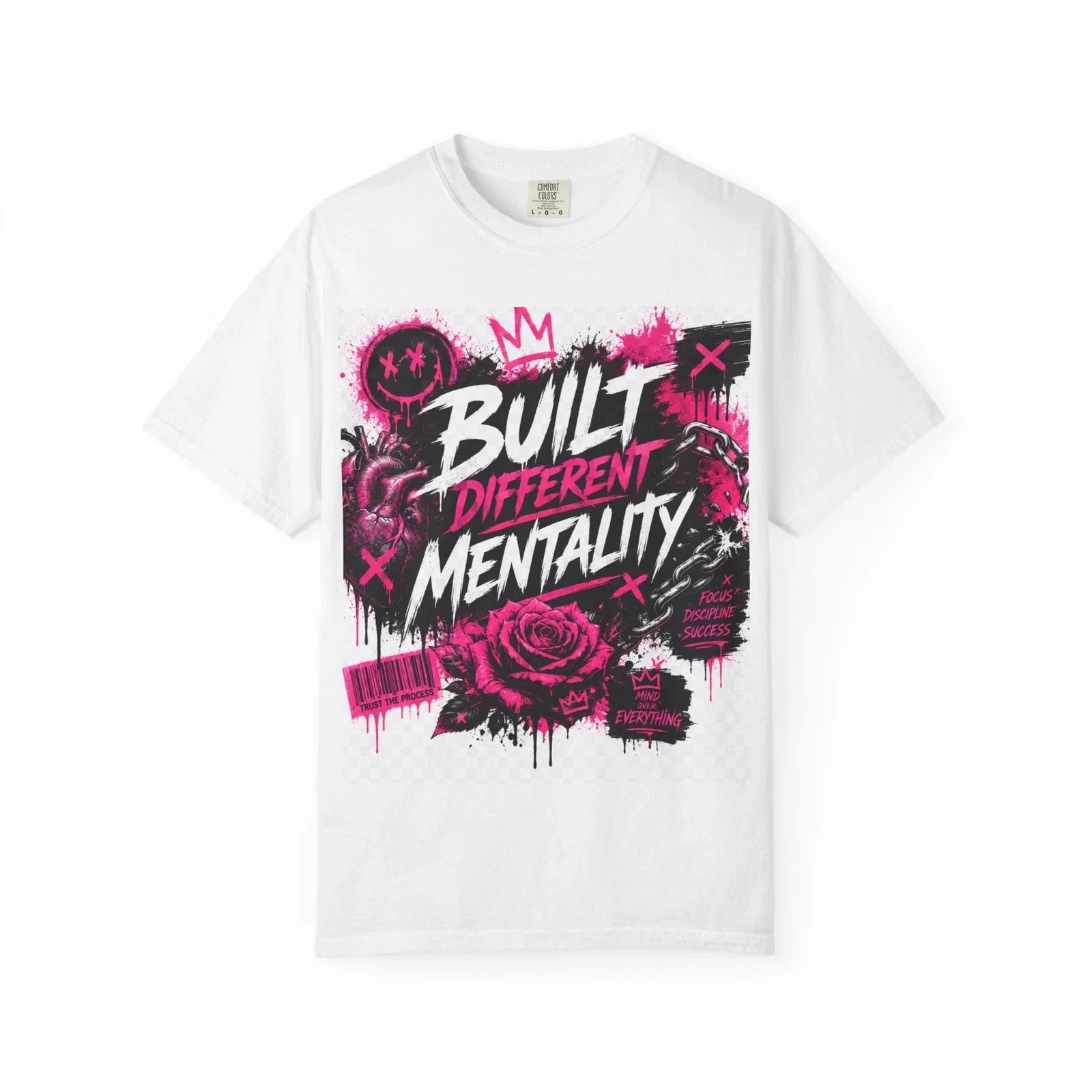 Built Different Mentality Graphic Rose Streetwear - Adult & Kids T-Shirts, Sweatshirts & Hoodies apparel design preview 1