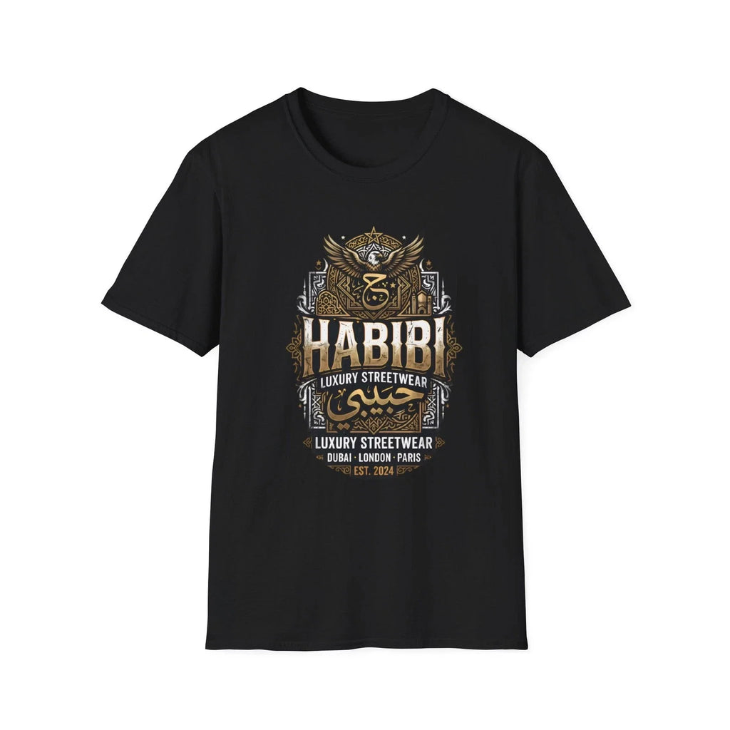 Habibi Luxury Streetwear Arabic Calligraphy Crest - Adult & Kids T-Shirts, Sweatshirts & Hoodies apparel design preview 1