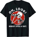 Oh Look Nobody Gives A Sh*t Funny Skeleton Generation - Adult & Kids T-Shirts, Sweatshirts & Hoodies apparel design preview 1