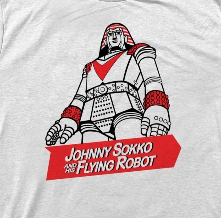 NEW JOHNNY SOKKO AND HIS FLYING ROBOT - Adult & Kids T-Shirts, Sweatshirts & Hoodies apparel design preview 1