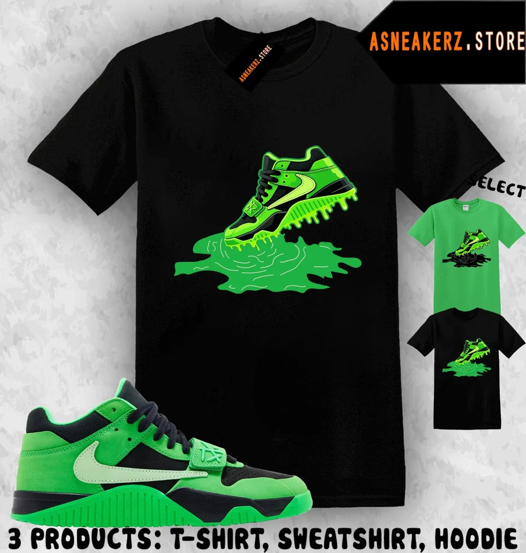 Matching Travis Scott Jumpman Jack Green Spark Match - Adult & Kids T-Shirts, Sweatshirts & Hoodies apparel design preview 1