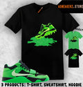 Matching Travis Scott Jumpman Jack Green Spark Match - Adult & Kids T-Shirts, Sweatshirts & Hoodies apparel design preview 1