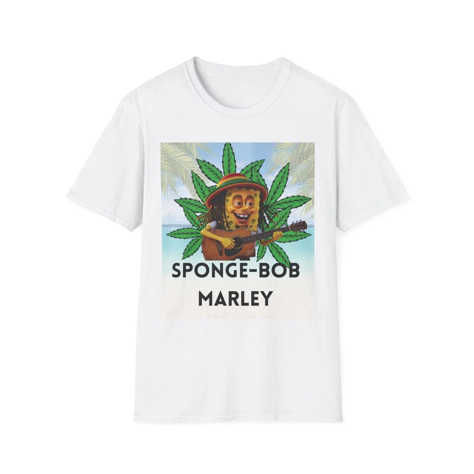 Reggae Sponge-Bob Cartoon - Adult & Kids T-Shirts, Sweatshirts & Hoodies apparel design preview 1