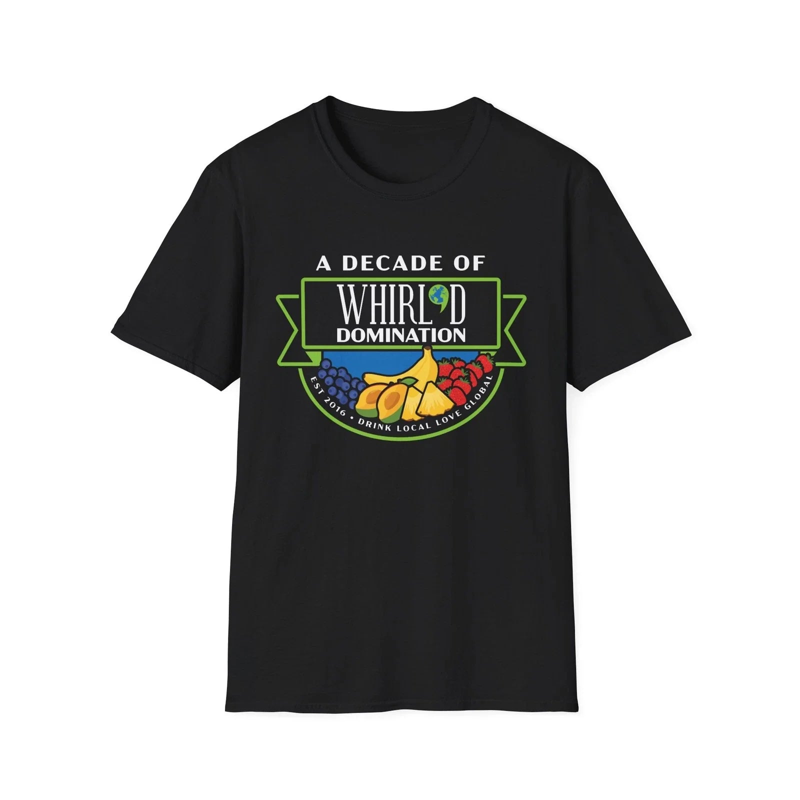 Beautiful Whirl'd Eatery Domination Smoothies - Adult & Kids T-Shirts, Sweatshirts & Hoodies apparel design preview 1