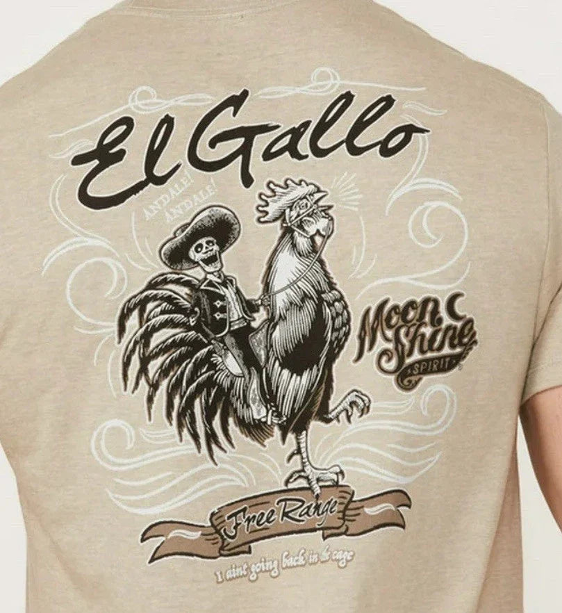 Moonshine Spirit Men's El Gallo Mariachi Short Sleeve - Adult & Kids T-Shirts, Sweatshirts & Hoodies apparel design preview 1