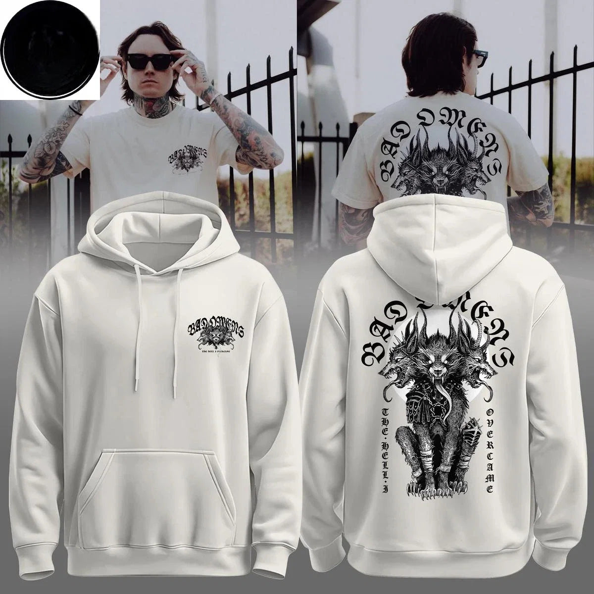 Bad Omens Do You Feel Love Worldwide Tour 2026 - Adult & Kids T-Shirts, Sweatshirts & Hoodies apparel design preview 1