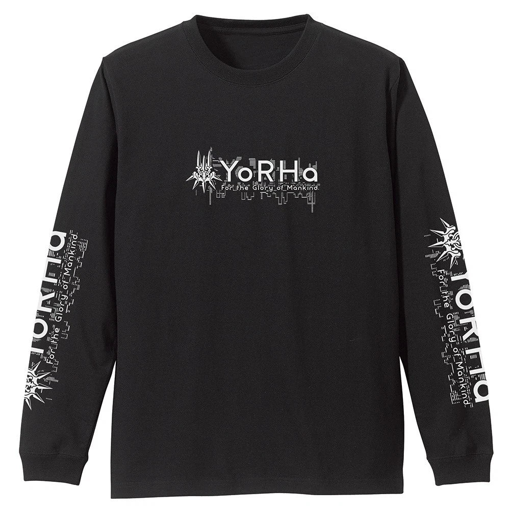 NieR:Automata Ver1.1a YoRHa Unit Sleeve Rib Black Pre - Adult & Kids T-Shirts, Sweatshirts & Hoodies apparel design preview 1