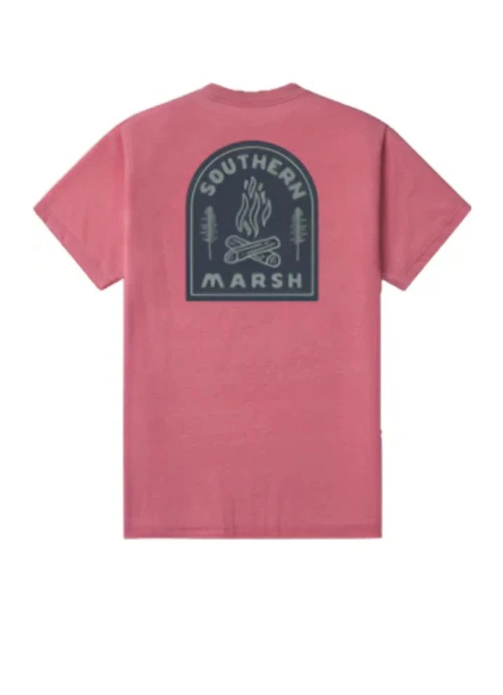 Southern Marsh seawash campfire badge L color Rhubarb - Adult & Kids T-Shirts, Sweatshirts & Hoodies apparel design preview 1
