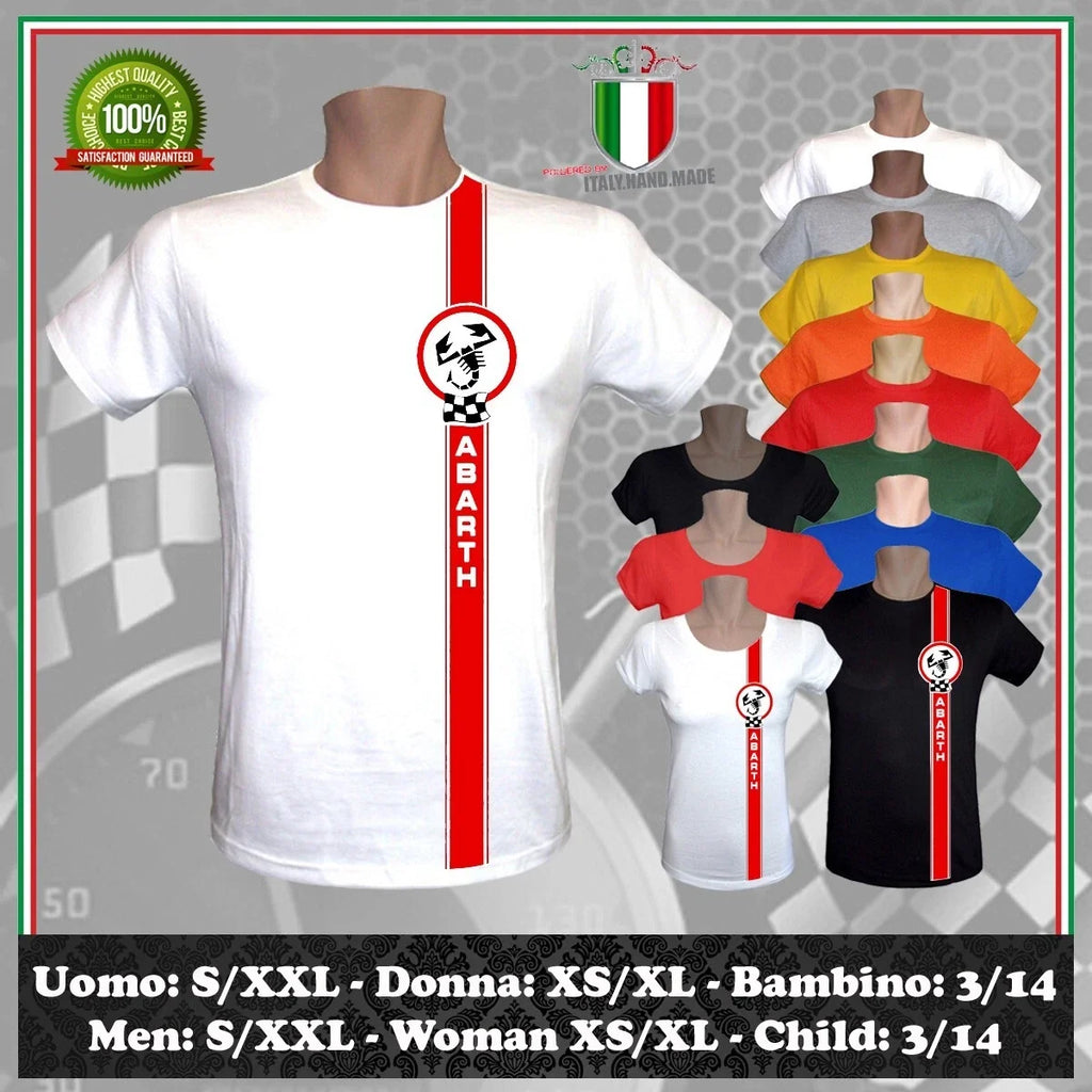 ABARTH RACING HAND DESIGN INSPIRED FIAT RALLY 2026 - Adult & Kids T-Shirts, Sweatshirts & Hoodies apparel design preview 1