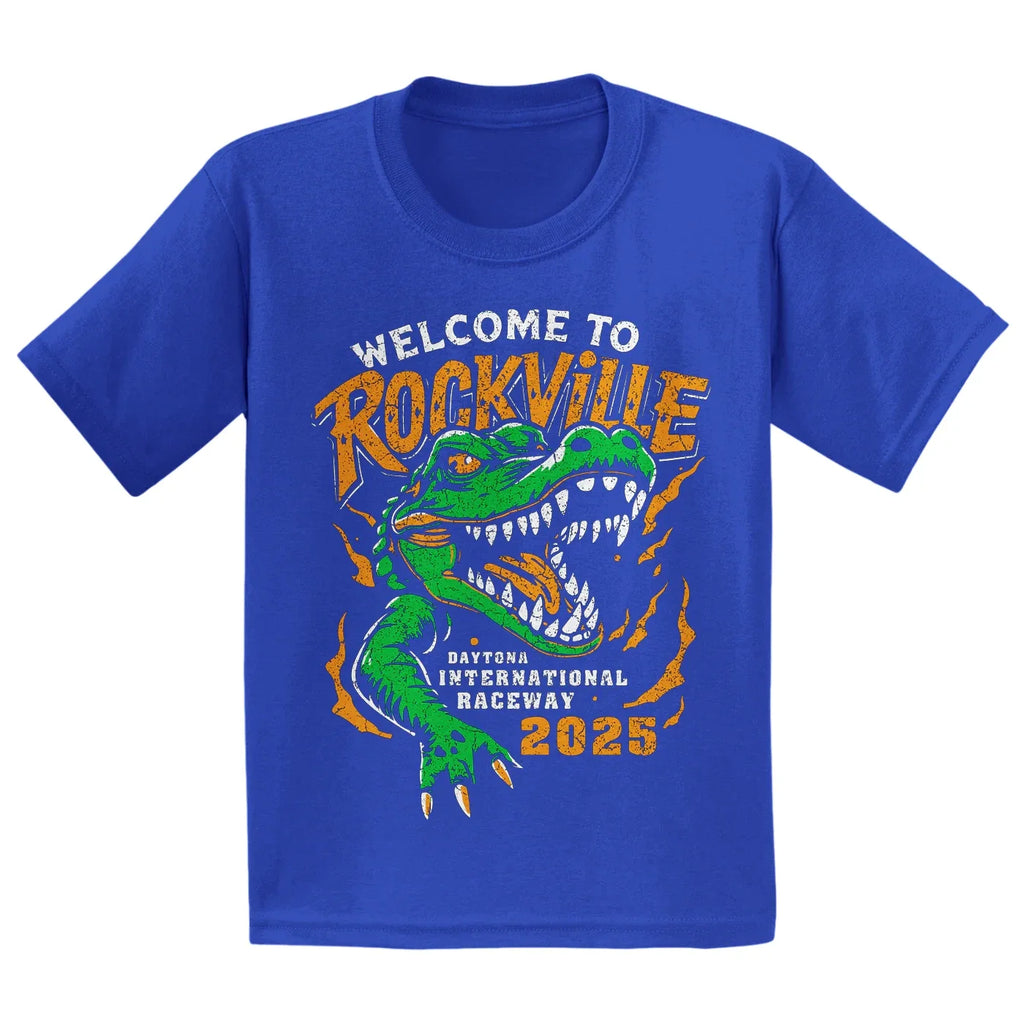2025 Welcome To Rockville Kids/ Gator Design Daytona - Adult & Kids T-Shirts, Sweatshirts & Hoodies apparel design preview 1