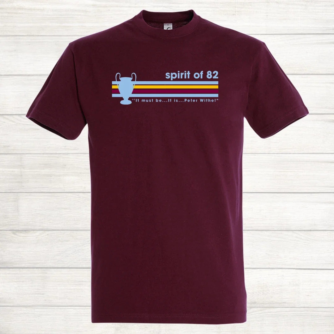 Aston Villa Football Spirit of 82 Prepared The Holte - Adult & Kids T-Shirts, Sweatshirts & Hoodies apparel design preview 1