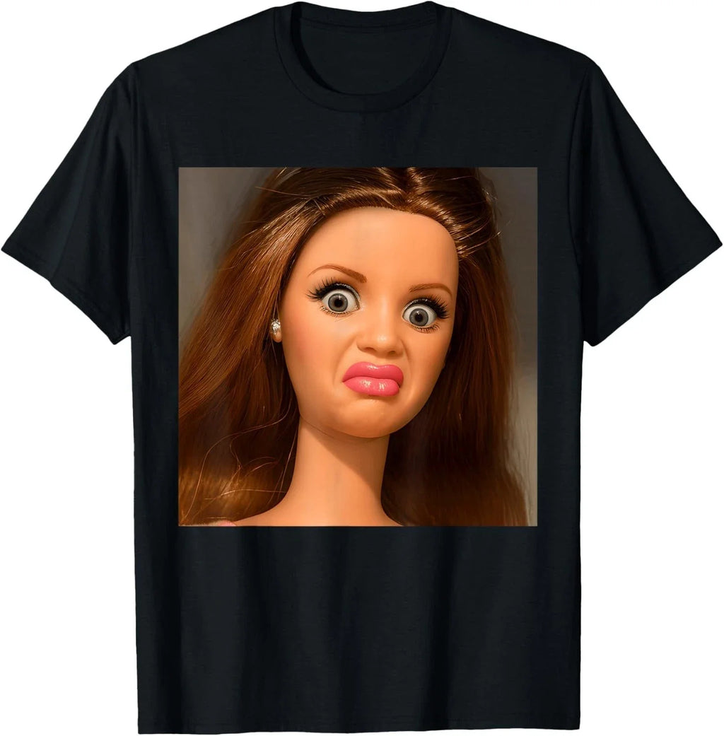 Funny Doll Face Meme Disgusting - Adult & Kids T-Shirts, Sweatshirts & Hoodies apparel design preview 1