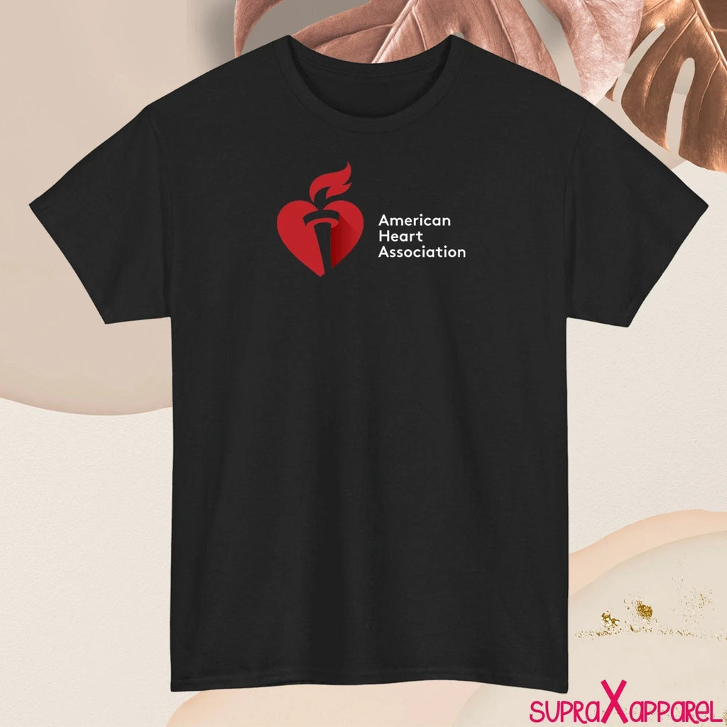 American Heart Association Logo Mens Cotton Graphic - Adult & Kids T-Shirts, Sweatshirts & Hoodies apparel design preview 1