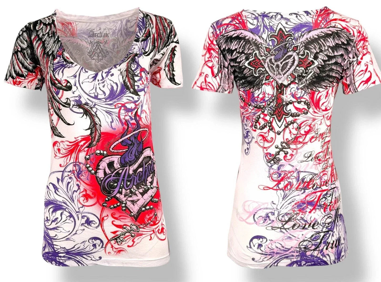 Archaic By Affliction Women's Amore - Adult & Kids T-Shirts, Sweatshirts & Hoodies apparel design preview 1