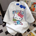 Unisex Cat Graphic Oversized Streetwear Couple Casual - Adult & Kids T-Shirts, Sweatshirts & Hoodies apparel design preview 1