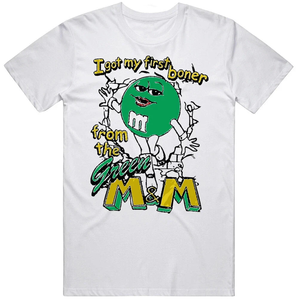 My First Boner Green M&m - Adult & Kids T-Shirts, Sweatshirts & Hoodies apparel design preview 1