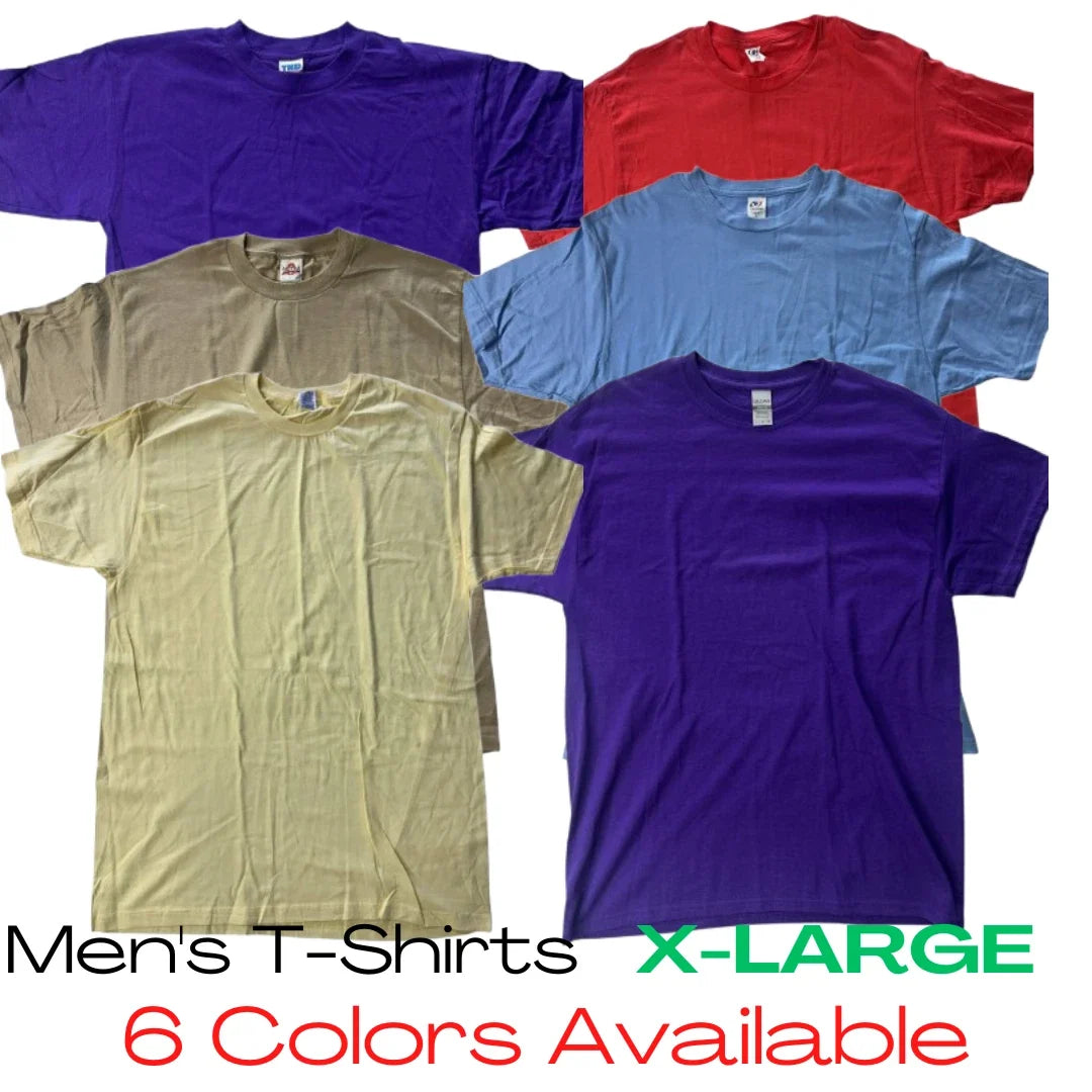 MEN'S HIGH QUALITY REGULAR LARGE SHORT SLEEVE BLANK - Adult & Kids T-Shirts, Sweatshirts & Hoodies apparel design preview 1