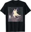 Funny Smoking Cat Meme - Adult & Kids T-Shirts, Sweatshirts & Hoodies apparel design preview 1
