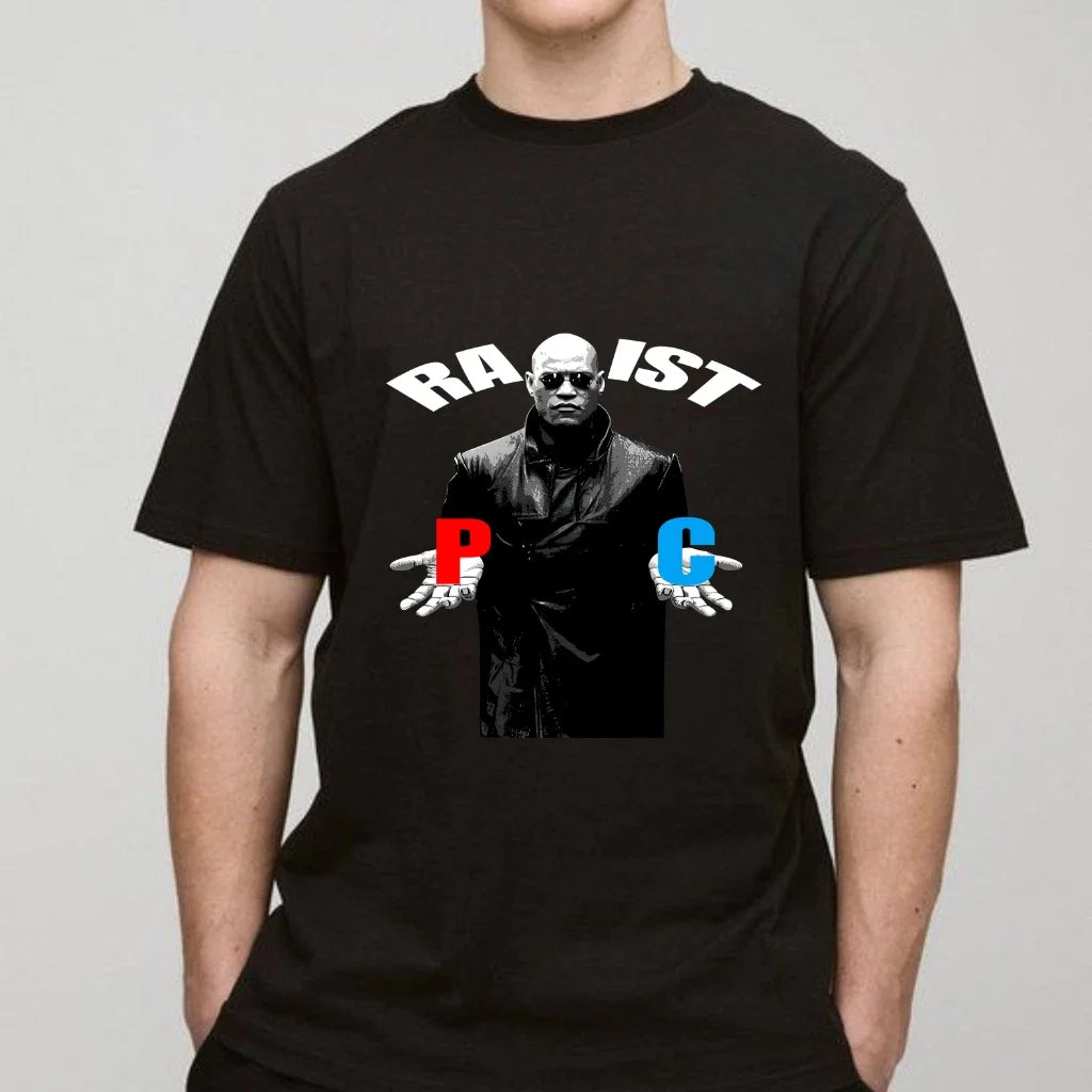 Matrix Morpheus Black Short Sleeve Available in Sizes - Adult & Kids T-Shirts, Sweatshirts & Hoodies apparel design preview 1