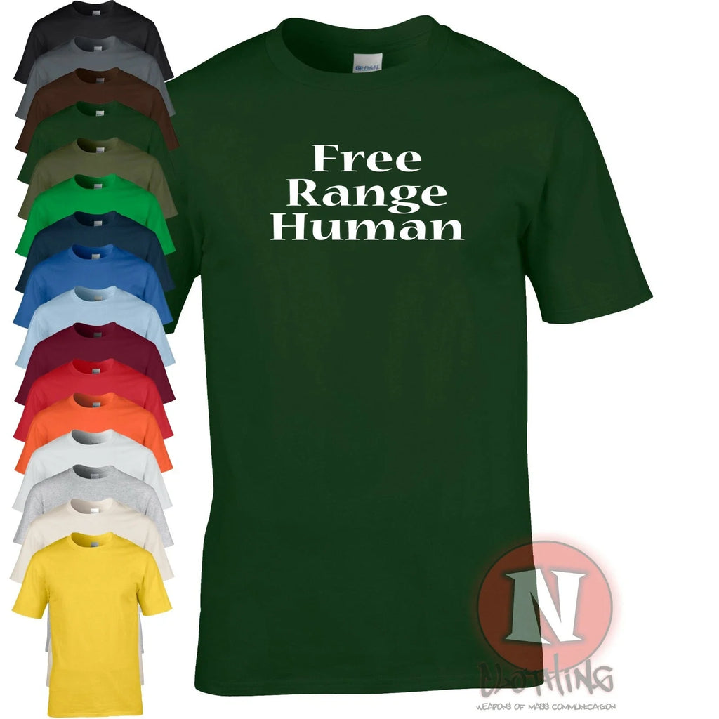 Free range human environment festival freedom - Adult & Kids T-Shirts, Sweatshirts & Hoodies apparel design preview 1