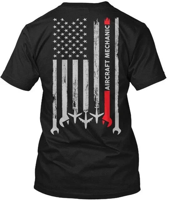 Proud Aircraft Mechanic Made in the USA Size S to 5XL - Adult & Kids T-Shirts, Sweatshirts & Hoodies apparel design preview 1