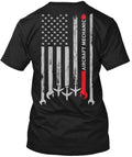 Proud Aircraft Mechanic Made in the USA Size S to 5XL - Adult & Kids T-Shirts, Sweatshirts & Hoodies apparel design preview 1