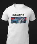 Retro Racing Livery 924 GTR - Adult & Kids T-Shirts, Sweatshirts & Hoodies apparel design preview 1