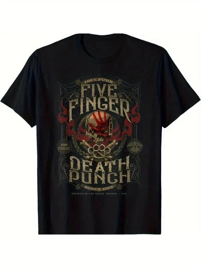 5FDP 100 Proof Official Five Finger Death Punch Band - Adult & Kids T-Shirts, Sweatshirts & Hoodies apparel design preview 1
