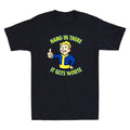 Hang In There It Gets Worse Funny Cartoon Meme - Adult & Kids T-Shirts, Sweatshirts & Hoodies apparel design preview 1