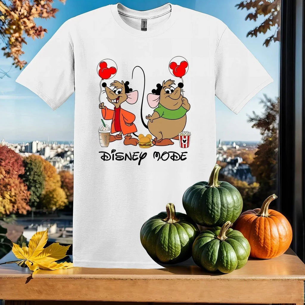 Cinderella Jaq And Gus Mode Men Women SX94 - Adult & Kids T-Shirts, Sweatshirts & Hoodies apparel design preview 1