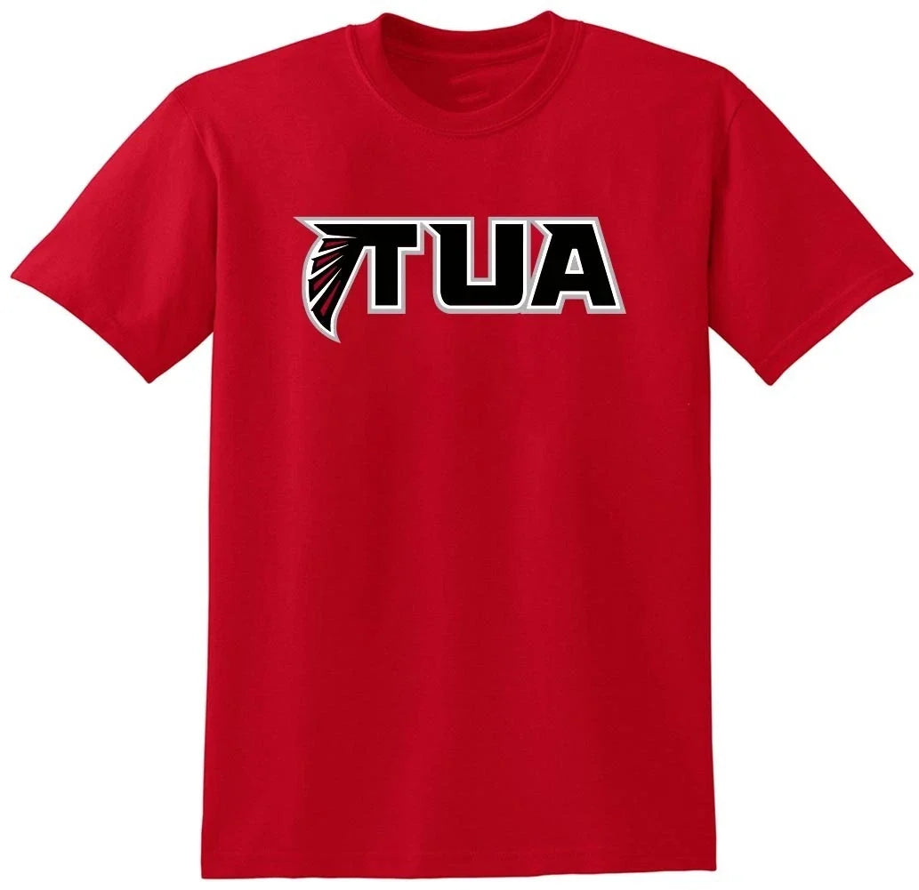 Tua Tagovailoa Falcons Logo - Adult & Kids T-Shirts, Sweatshirts & Hoodies apparel design preview 1