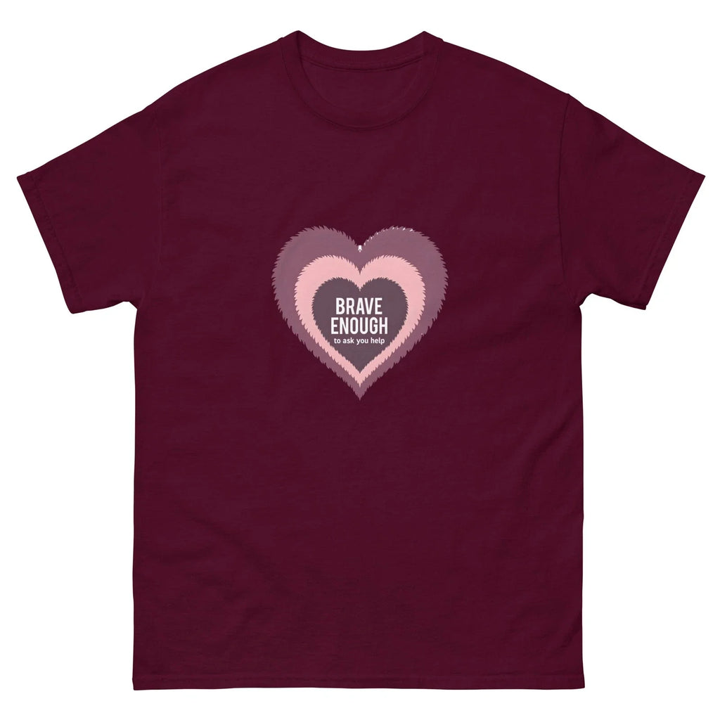 Brave Enough To Ask For Help Unisex Mental Health - Adult & Kids T-Shirts, Sweatshirts & Hoodies apparel design preview 1