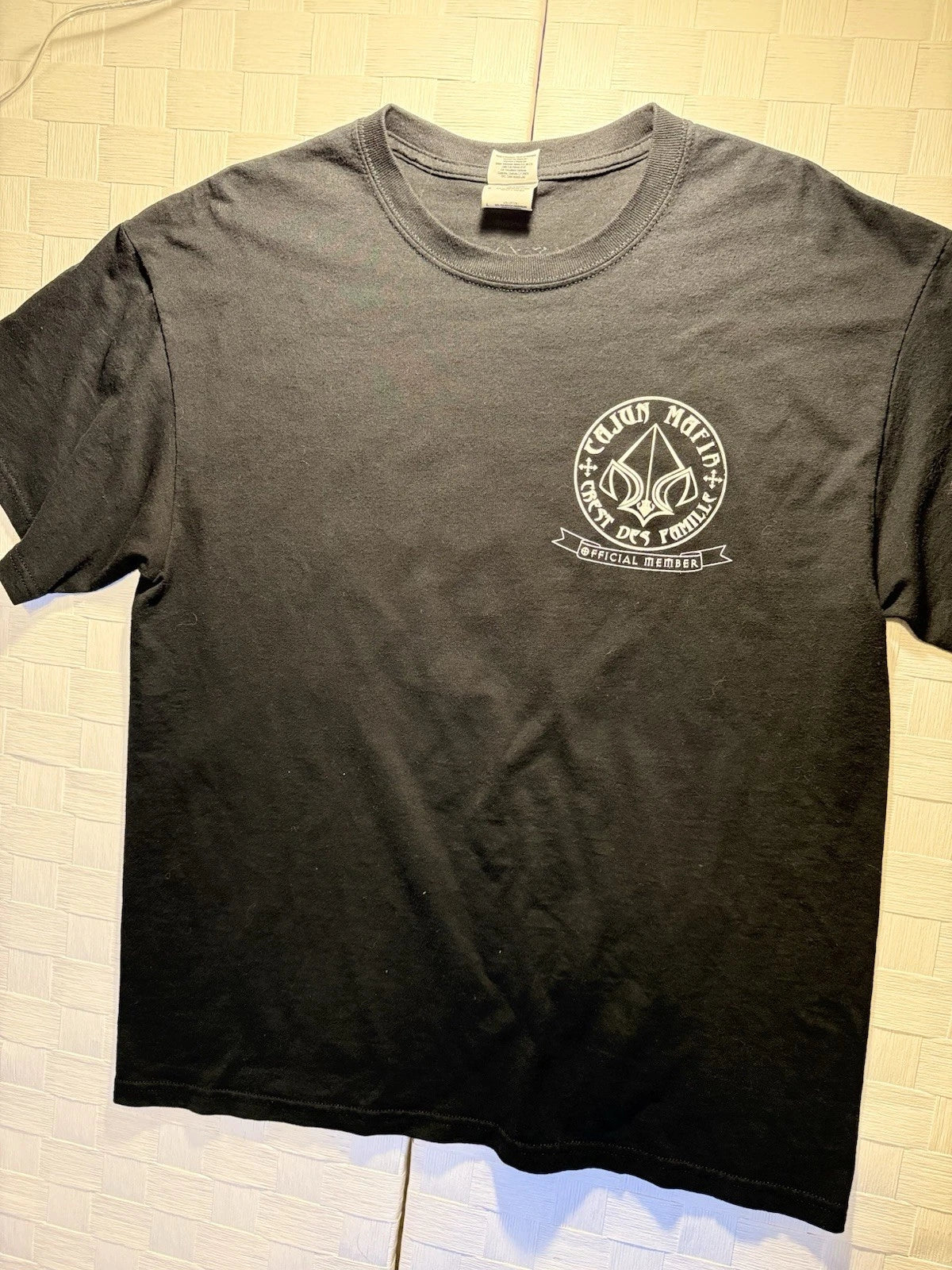 Gildan Men's Black Cajun Mafia Crew Neck Short Sleeve - Adult & Kids T-Shirts, Sweatshirts & Hoodies apparel design preview 1