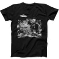 Cowboy UFO Western Weird Funny Gift Black 334 - Adult & Kids T-Shirts, Sweatshirts & Hoodies apparel design preview 1