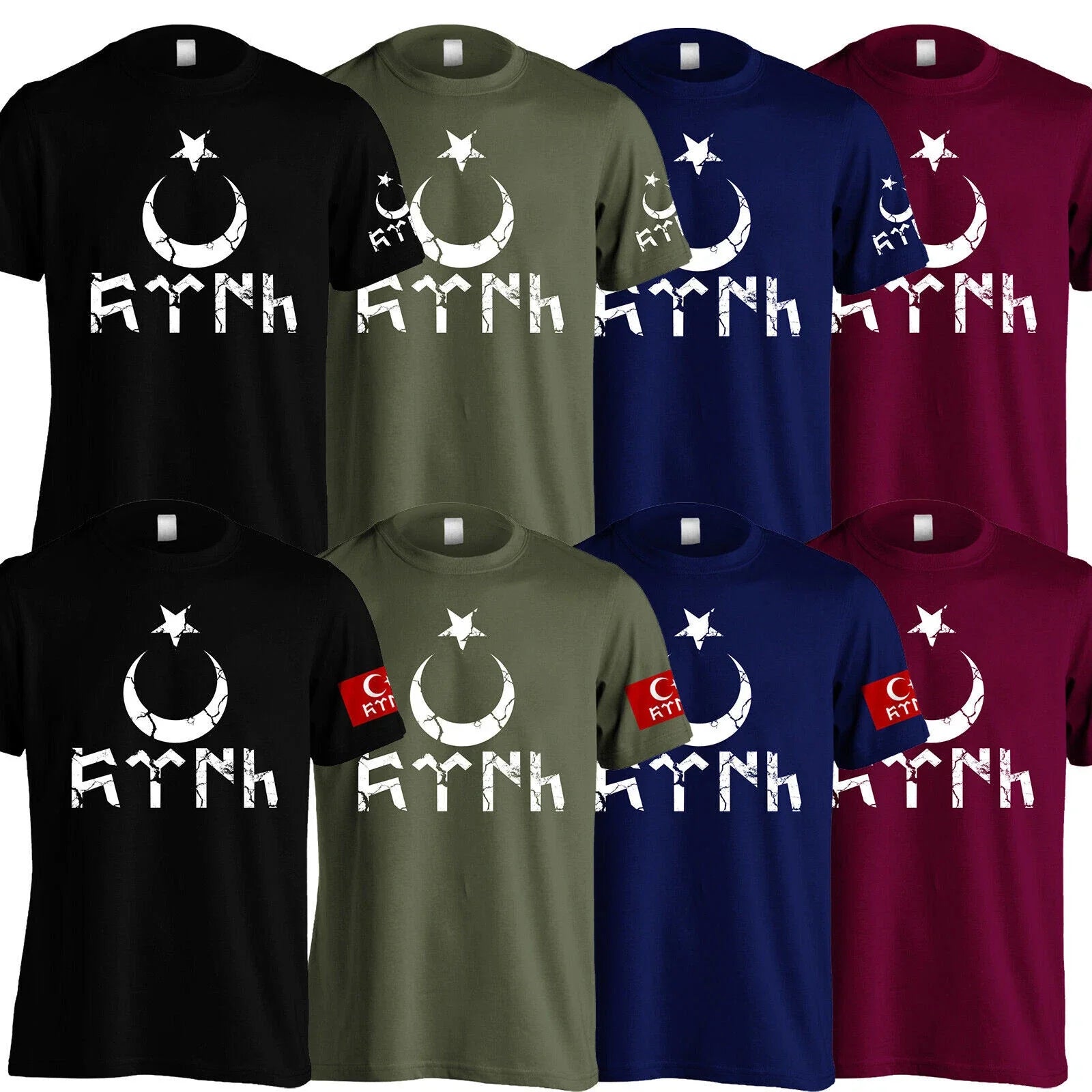 Göktürk Türk Military Design Vintage Gift 4 Colours - Adult & Kids T-Shirts, Sweatshirts & Hoodies apparel design preview 1