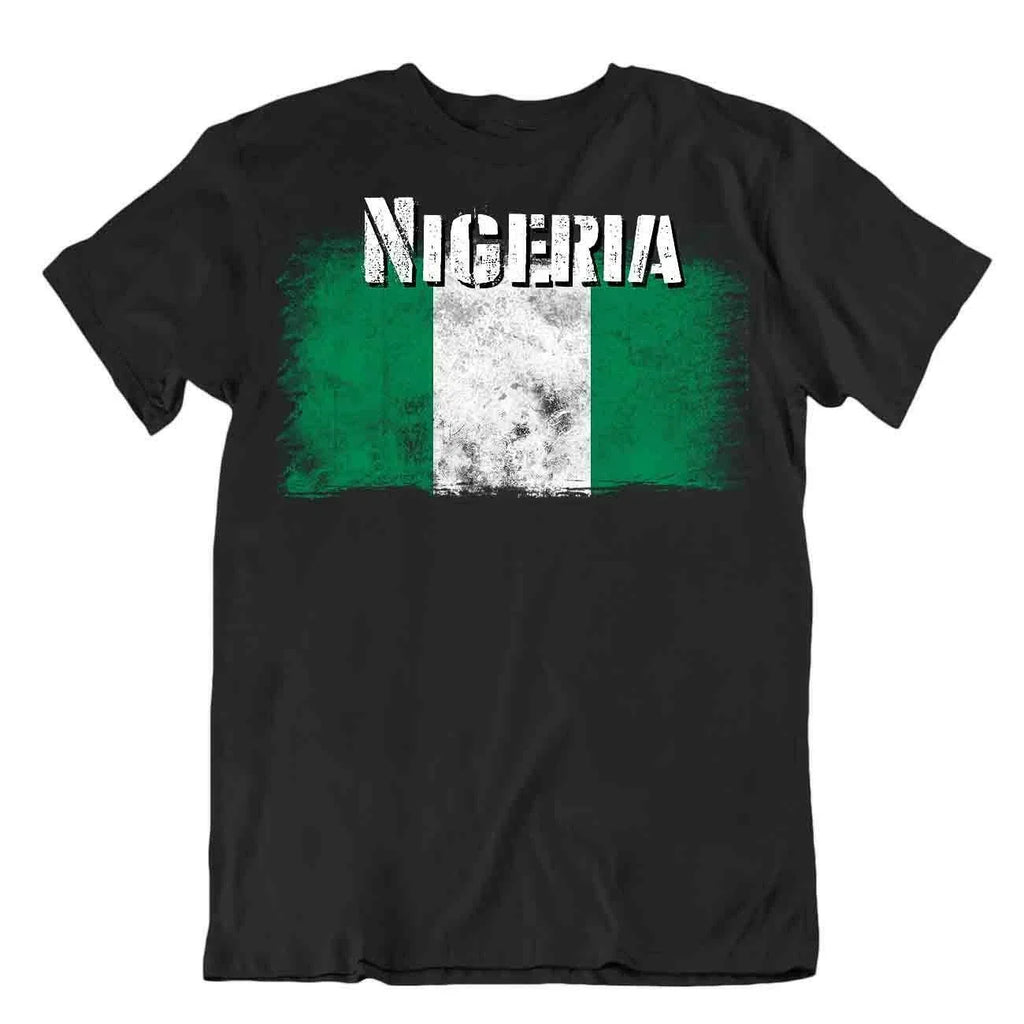 Nigeria flag top city map PRIDE SOUVENIR basic tricot - Adult & Kids T-Shirts, Sweatshirts & Hoodies apparel design preview 1