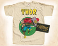 The Mighty Thor Vintage for Men Unisex DTG NATURAL - Adult & Kids T-Shirts, Sweatshirts & Hoodies apparel design preview 1