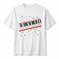 Piano Music Musical Notes Graphic White Cotton Men - Adult & Kids T-Shirts, Sweatshirts & Hoodies apparel design preview 1