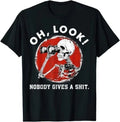 Funny Skeleton With Binoculars Sarcastic Quote Adult - Adult & Kids T-Shirts, Sweatshirts & Hoodies apparel design preview 1