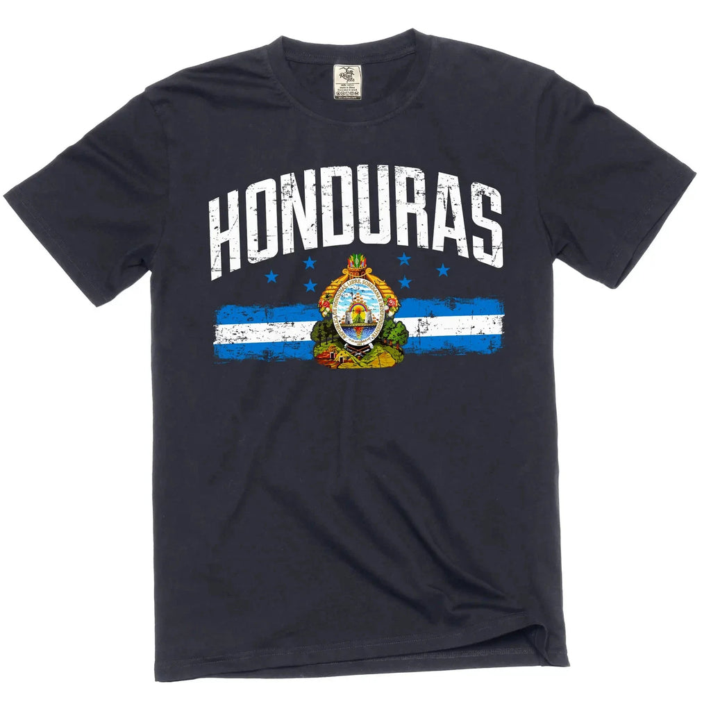 Honduras Mens Flag Coat of arms - Adult & Kids T-Shirts, Sweatshirts & Hoodies apparel design preview 1