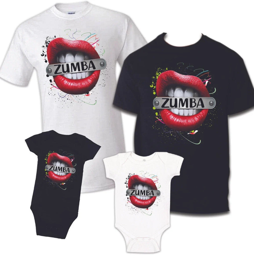 Zumba Dance Fitness Workout Music Exercise Gym - Adult & Kids T-Shirts, Sweatshirts & Hoodies apparel design preview 1