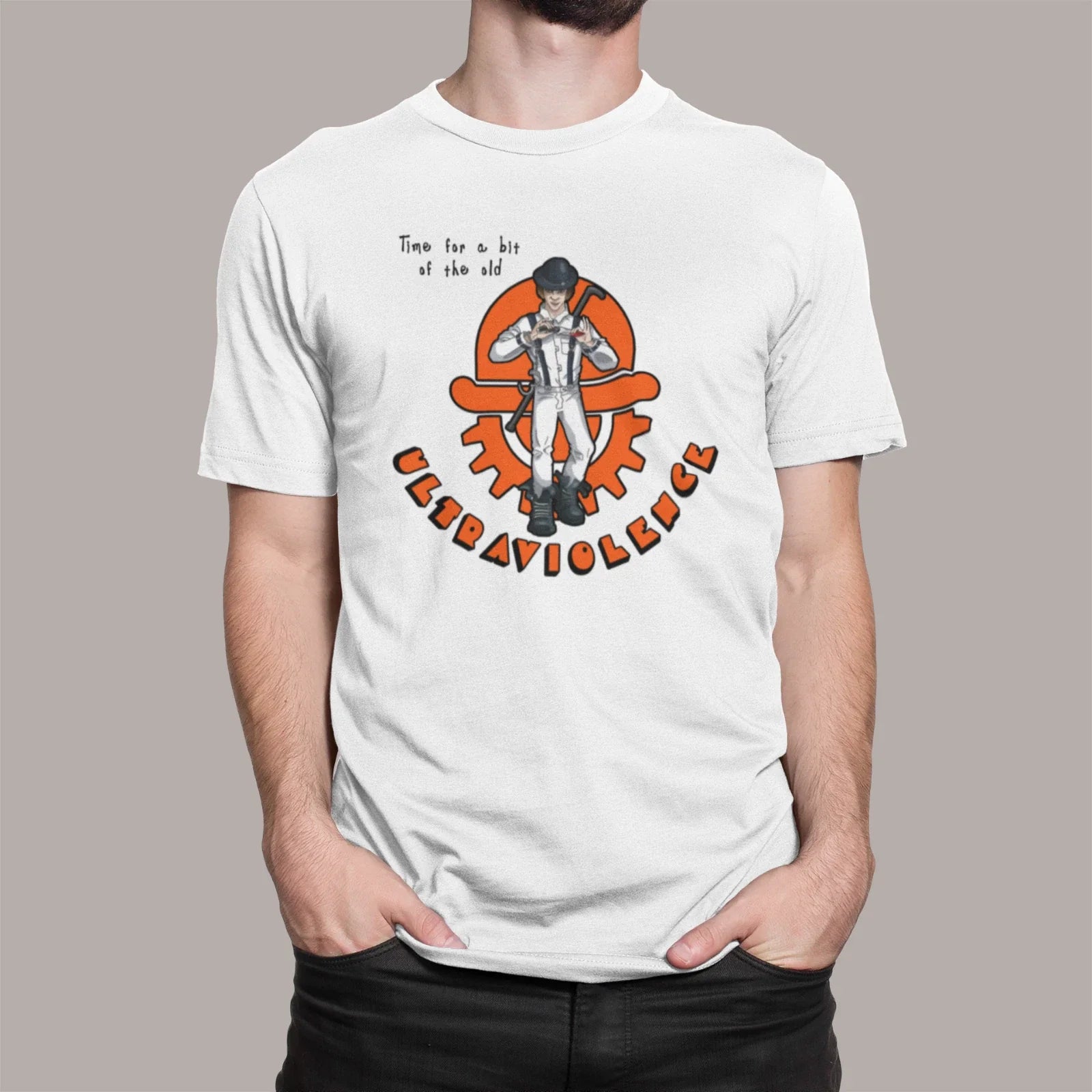 A CLOCKWORK ORANGE ULTRA VIOLENCE RETRO CULT MOVIE - Adult & Kids T-Shirts, Sweatshirts & Hoodies apparel design preview 1