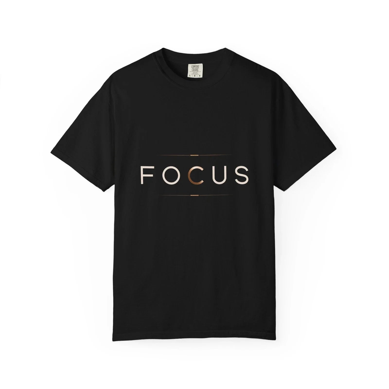 Focus Men Black Minimalist Motivational Graphic - Adult & Kids T-Shirts, Sweatshirts & Hoodies apparel design preview 1
