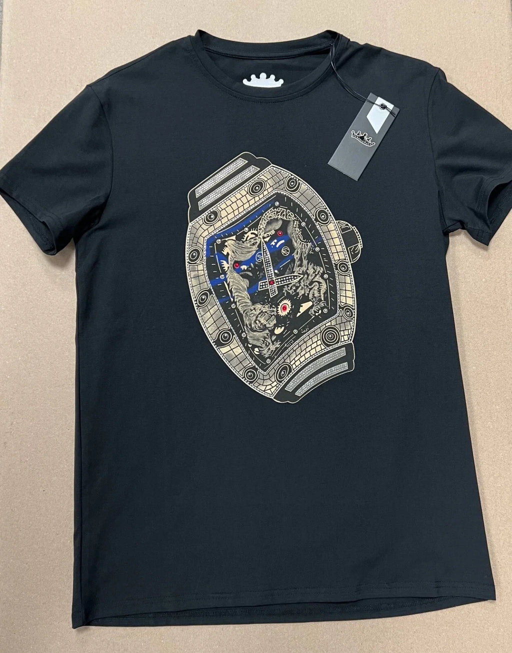 Men's Designer Rhinestone Graphic Watch - Adult & Kids T-Shirts, Sweatshirts & Hoodies apparel design preview 1