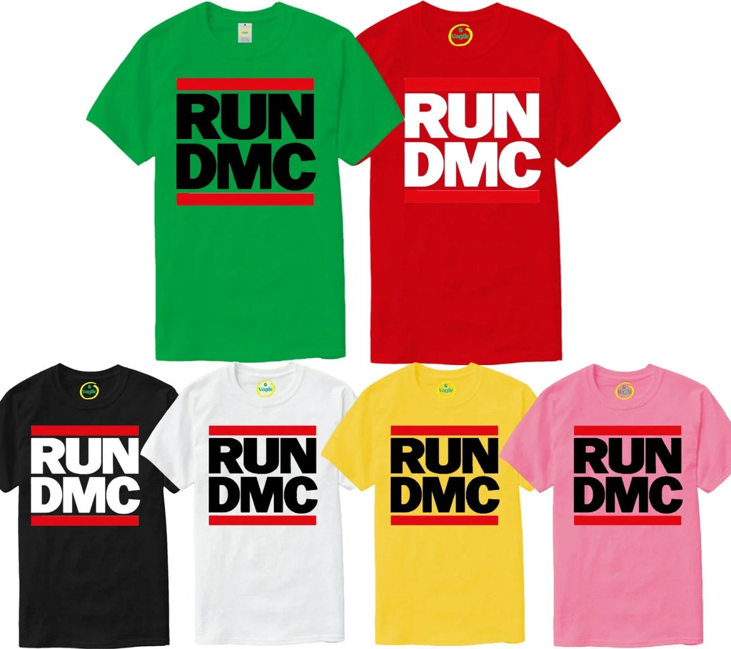 Men's RUN DMC Print Short Sleeve New Round Neck Soft - Adult & Kids T-Shirts, Sweatshirts & Hoodies apparel design preview 1